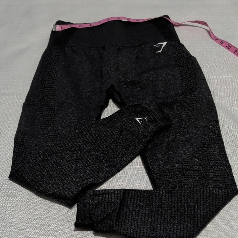Women's Gray High-Waisted Leggings - Picture 8 of 8